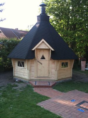 Grillkota - Fundament- / Aufbaubilder