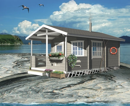 Gartenhaus / Sauna Myrskylintu