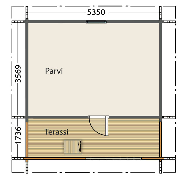 Gartenhaus / Saunahaus Pulmunen