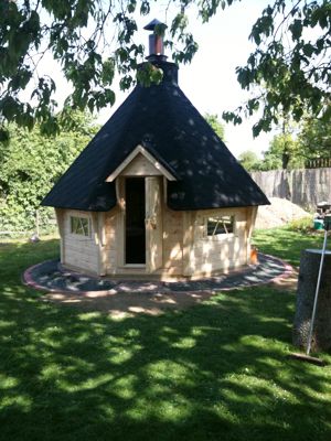 Grillkota - Fundament- / Aufbaubilder