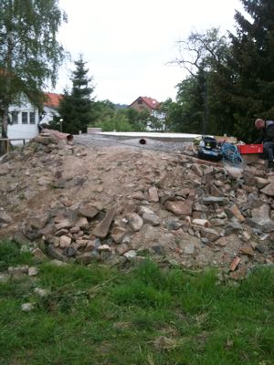 Grillkota - Fundament- / Aufbaubilder