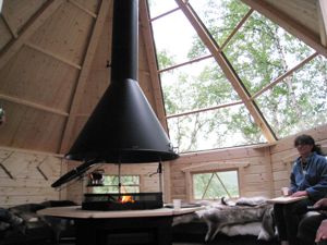 Glasdach Grillkota Grill