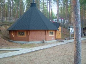 28 qm Grillkota Kota Grill Finnland Sauna Saunakota Infrarot Infrarotkabine Garten Gartenhaus