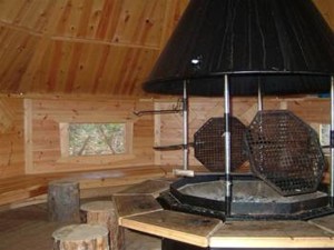 28 qm Grillkota Kota Grill Finnland Sauna Saunakota Infrarot Infrarotkabine Garten Gartenhaus