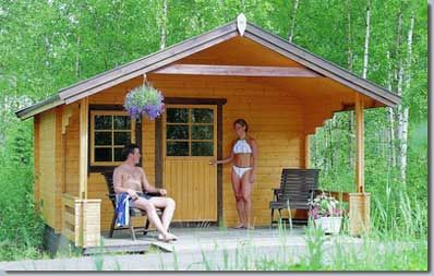 Außensauna Kaskinen